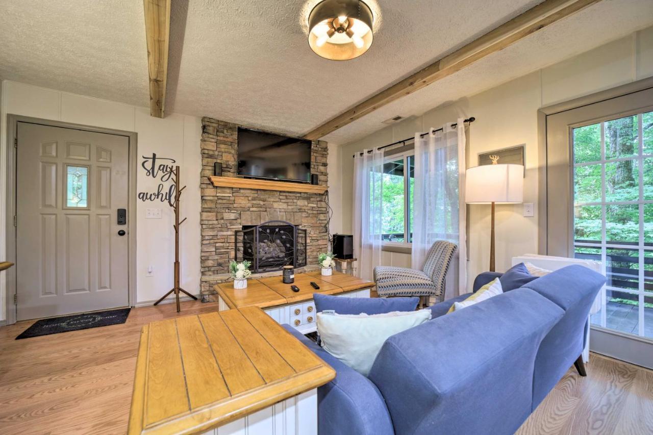 Charming Maggie Valley Getaway With Fire Pit! Экстерьер фото