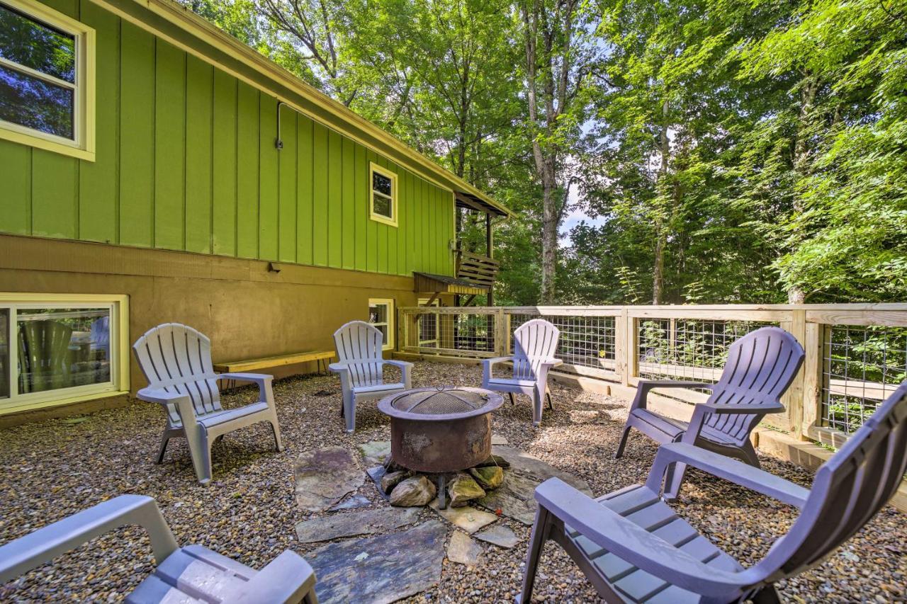 Charming Maggie Valley Getaway With Fire Pit! Экстерьер фото